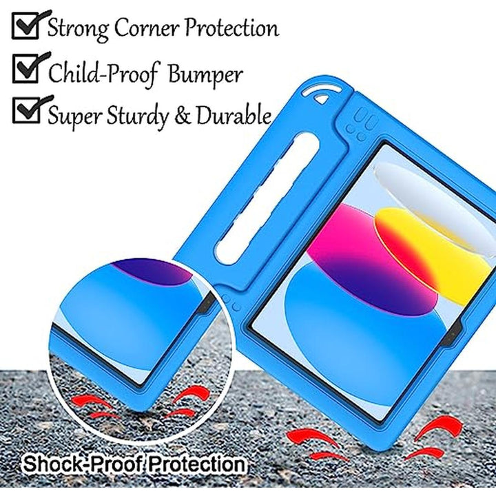 TIRIN Kids Armor Case for New iPad 10.9 - Blue - DOKUTRONIX