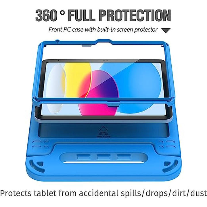 TIRIN Kids Armor Case for New iPad 10.9 - Blue - DOKUTRONIX