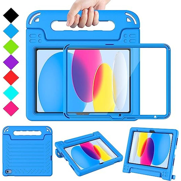 TIRIN Kids Armor Case for New iPad 10.9 - Blue - DOKUTRONIX