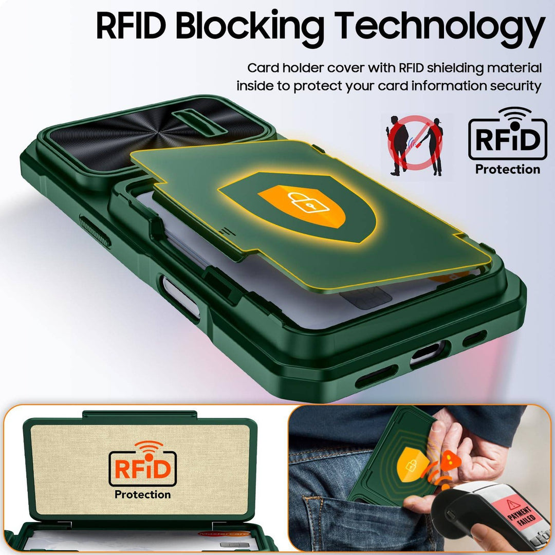 Titanium Shield Wallet for iPhone 16 - DOKUTRONIX