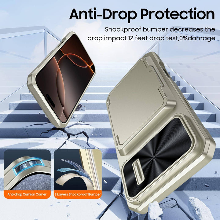 Titanium Shield Wallet for iPhone 16 - DOKUTRONIX