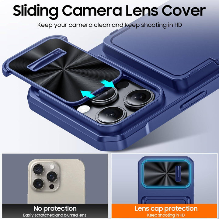 Titanium Shield Wallet for iPhone 16 - DOKUTRONIX