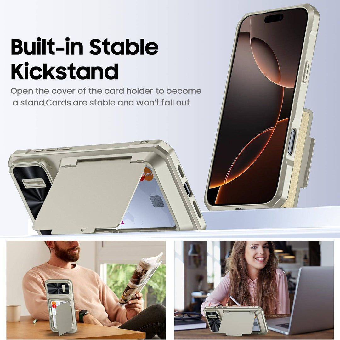 Titanium Shield Wallet for iPhone 16 - DOKUTRONIX