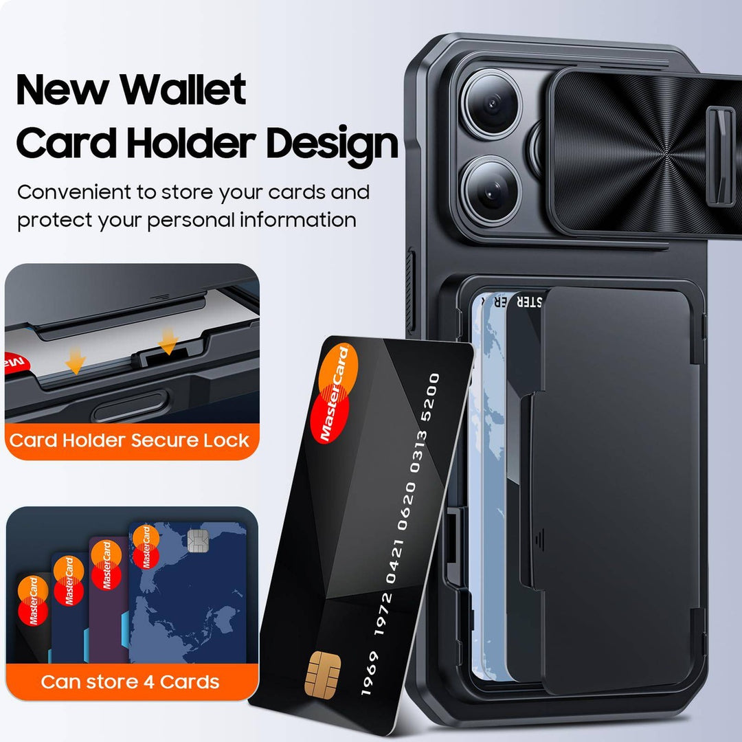 Titanium Shield Wallet for iPhone 16 - DOKUTRONIX