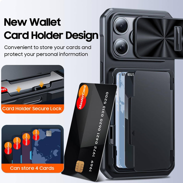 Titanium Shield Wallet for iPhone 16 - DOKUTRONIX