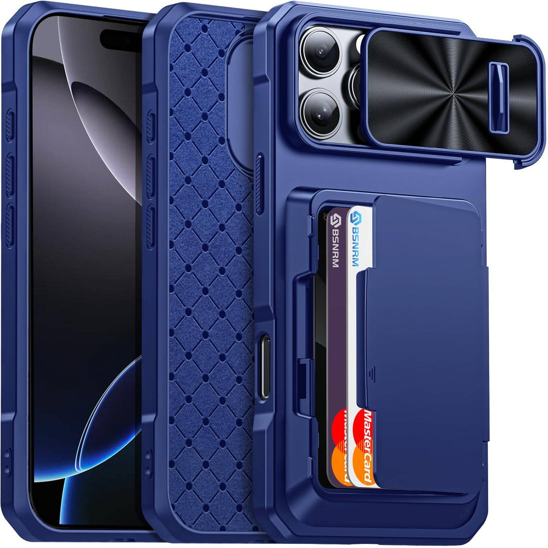 Titanium Shield Wallet for iPhone 16 - DOKUTRONIX