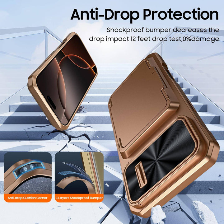 Titanium Shield Wallet for iPhone 16 - DOKUTRONIX