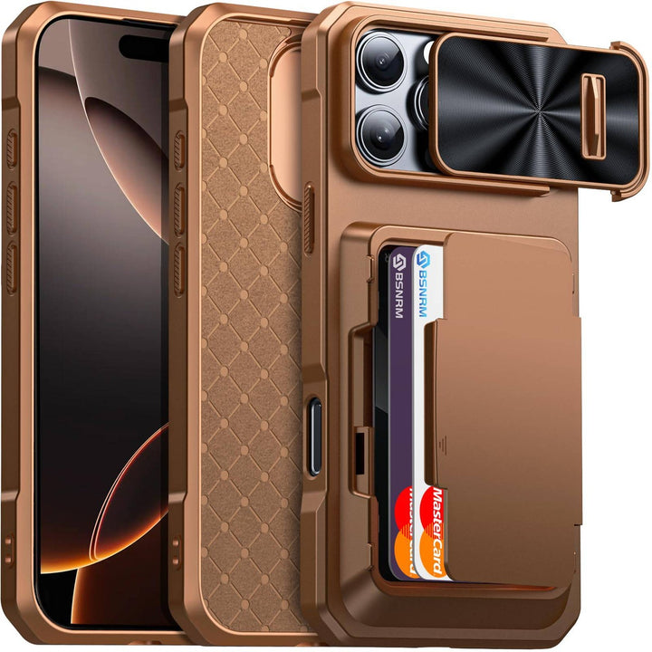 Titanium Shield Wallet for iPhone 16 - DOKUTRONIX