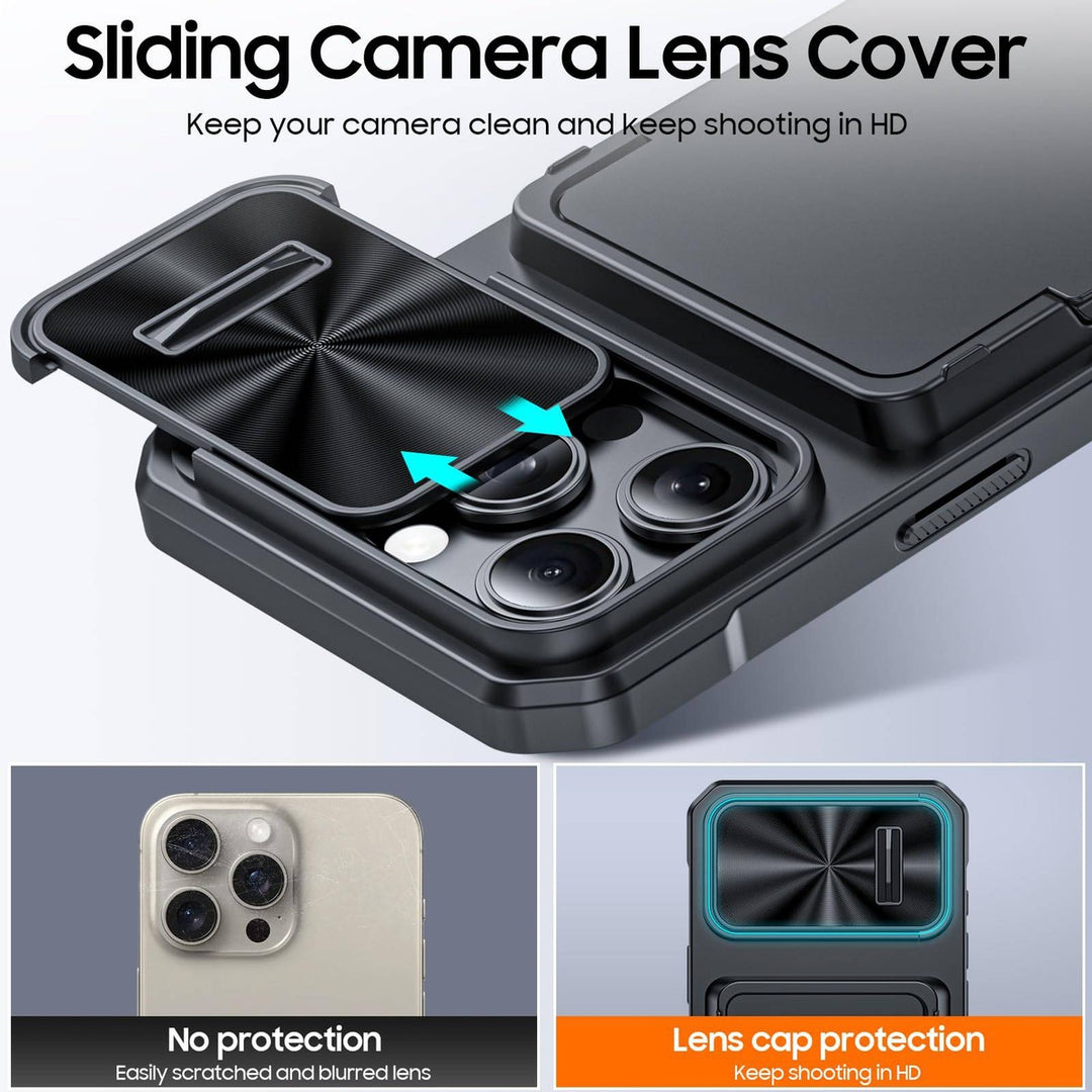 Titanium Shield Wallet for iPhone 16 - DOKUTRONIX