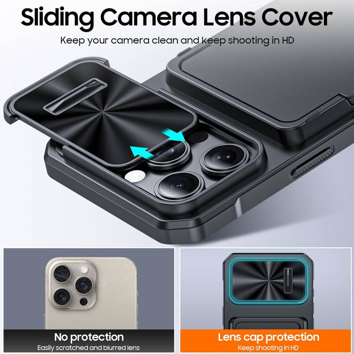 Titanium Shield Wallet for iPhone 16 - DOKUTRONIX