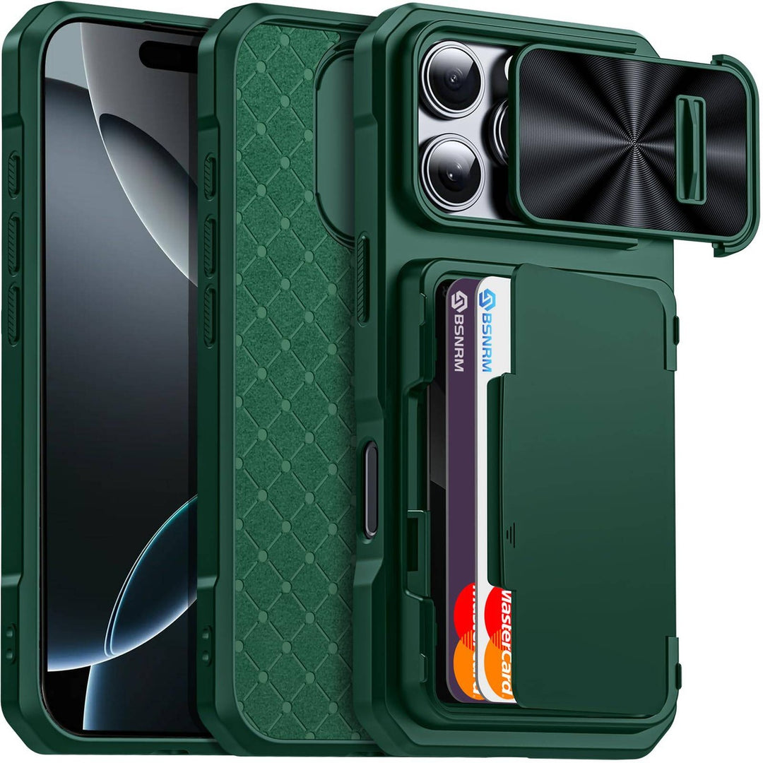 Titanium Shield Wallet for iPhone 16 - DOKUTRONIX