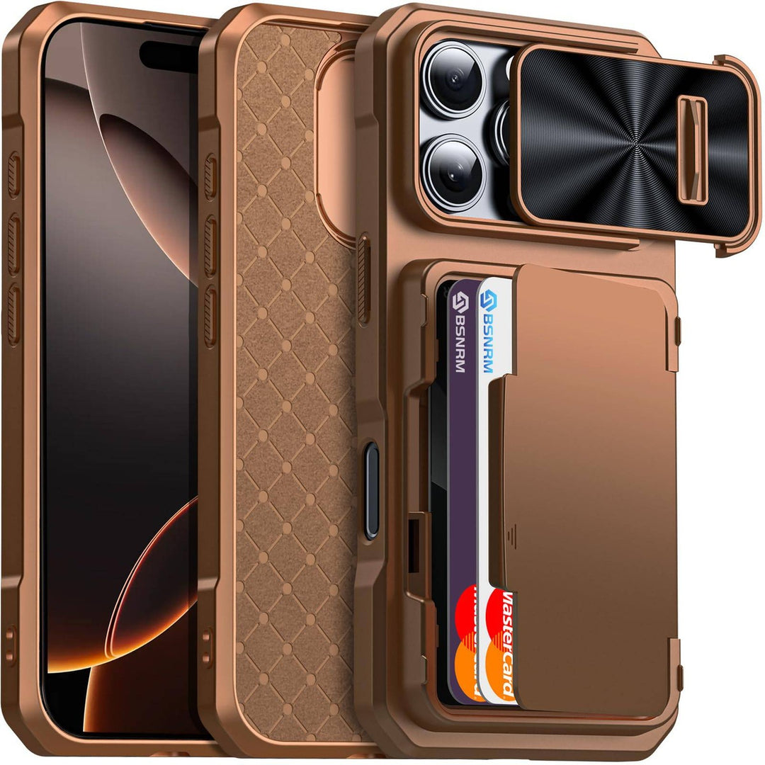 Titanium Shield Wallet for iPhone 16 - DOKUTRONIX