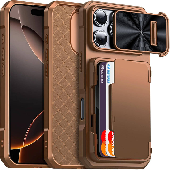 Titanium Shield Wallet for iPhone 16 - DOKUTRONIX