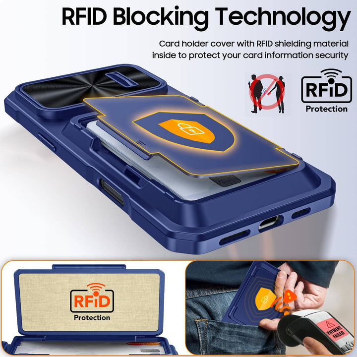 Titanium Shield Wallet for iPhone 16 - DOKUTRONIX