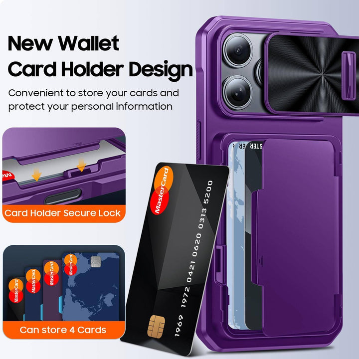 Titanium Shield Wallet for iPhone 16 - DOKUTRONIX