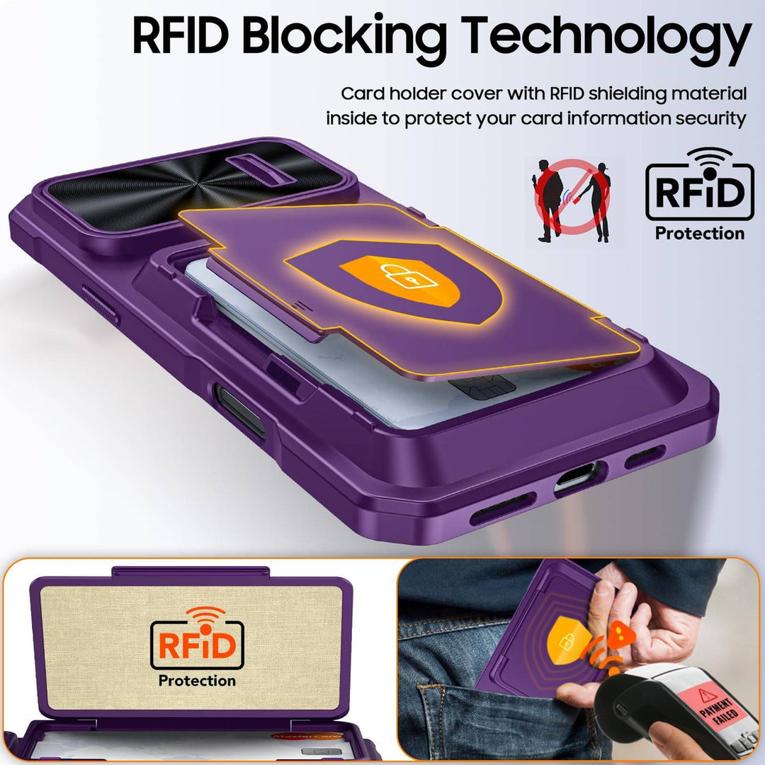 Titanium Shield Wallet for iPhone 16 - DOKUTRONIX