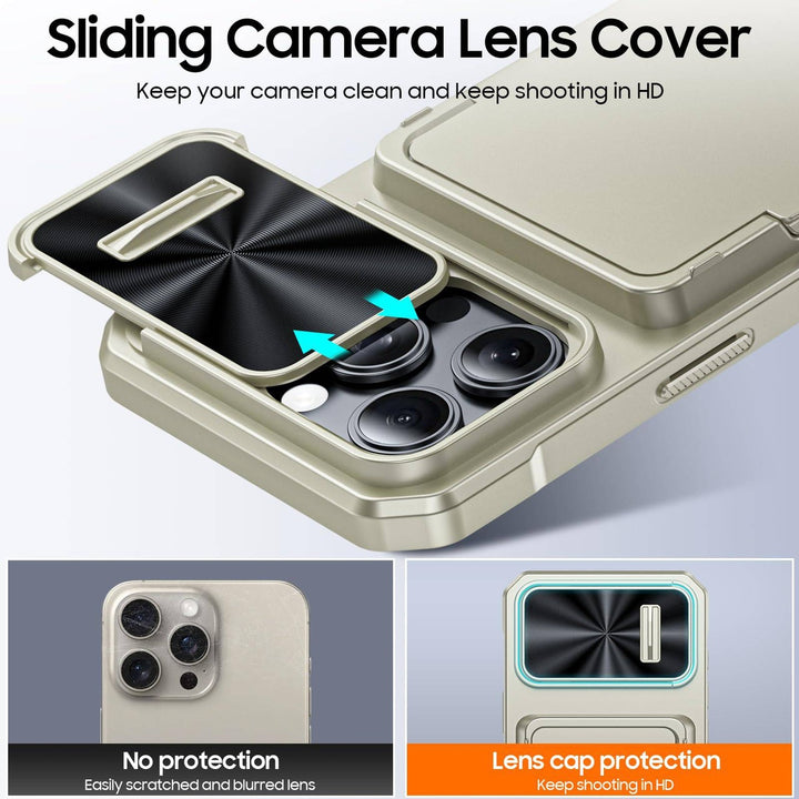 Titanium Shield Wallet for iPhone 16 - DOKUTRONIX