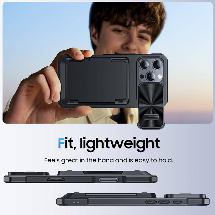 Titanium Shield Wallet for iPhone 16 - DOKUTRONIX