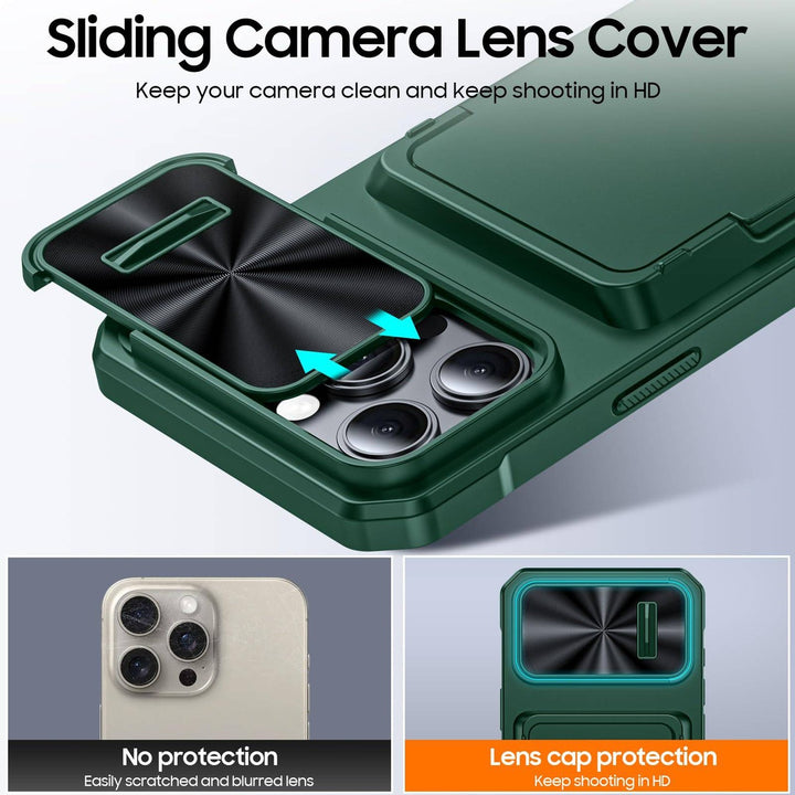 Titanium Shield Wallet for iPhone 16 - DOKUTRONIX