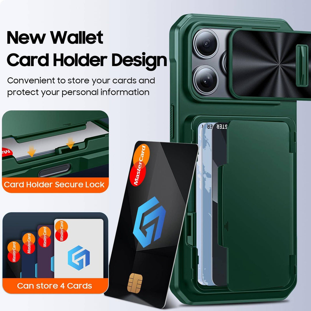 Titanium Shield Wallet for iPhone 16 - DOKUTRONIX