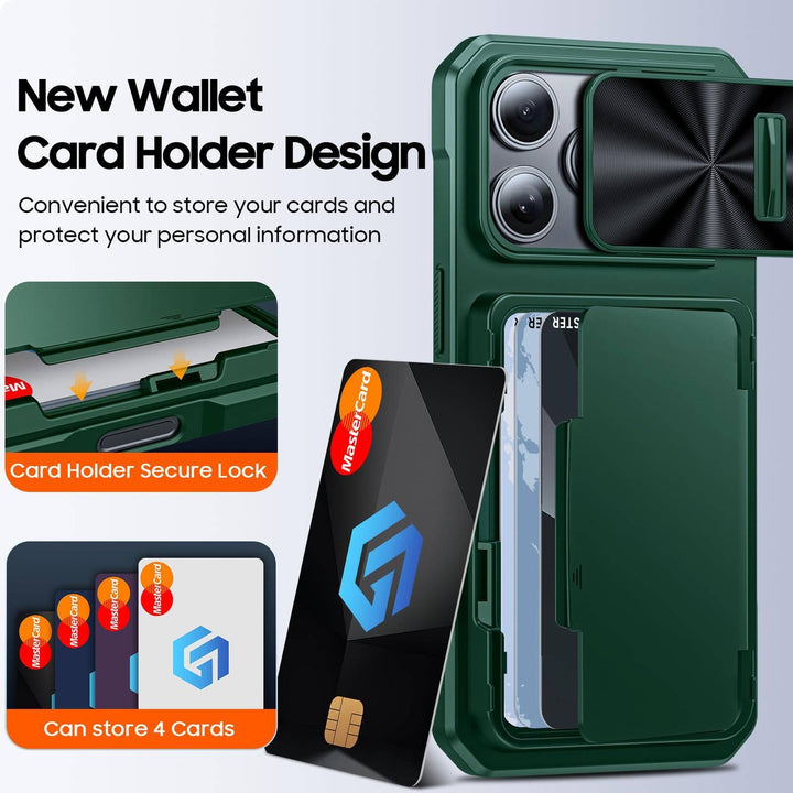 Titanium Shield Wallet for iPhone 16 - DOKUTRONIX