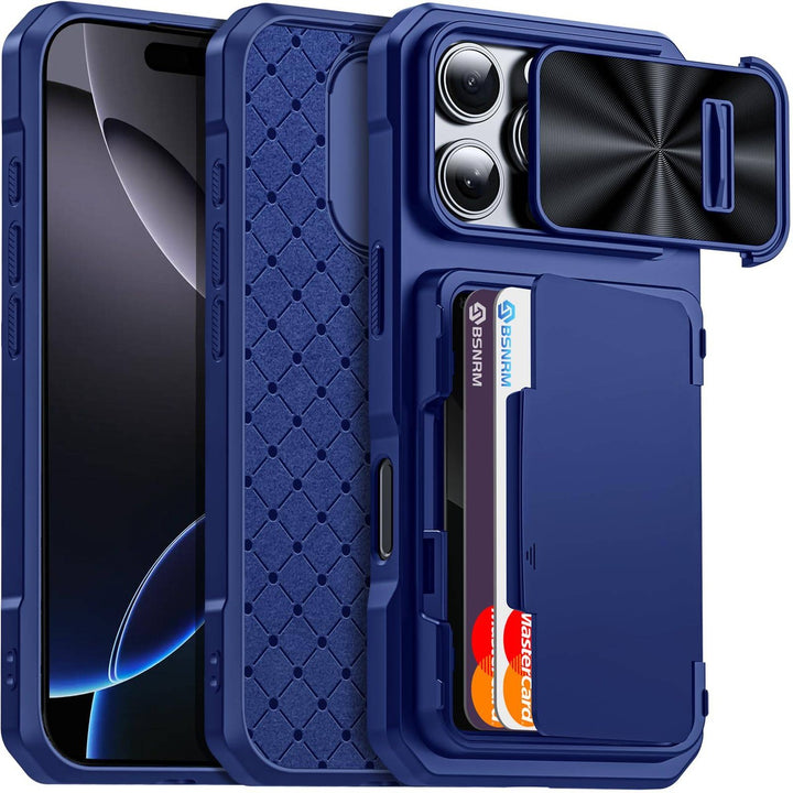 Titanium Shield Wallet for iPhone 16 - DOKUTRONIX