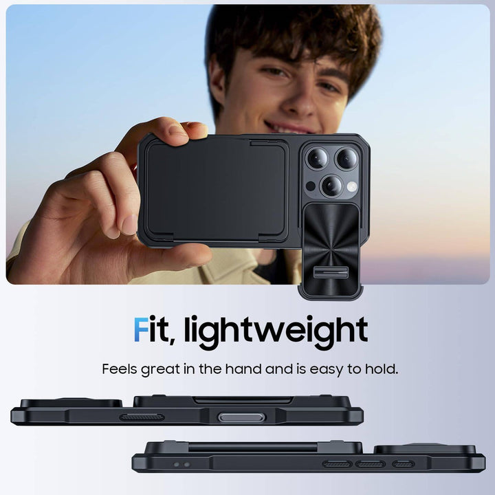 Titanium Shield Wallet for iPhone 16 - DOKUTRONIX