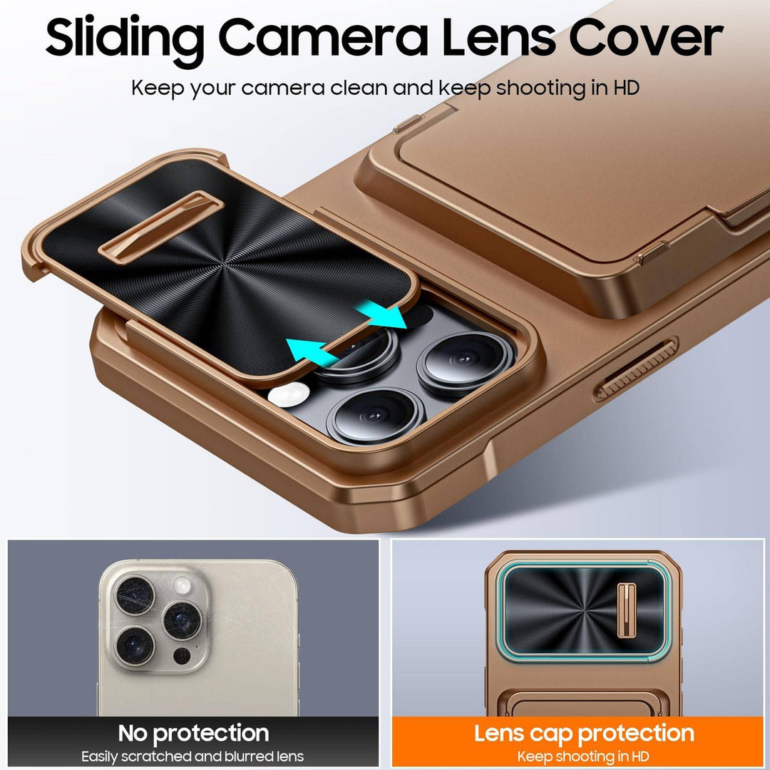 Titanium Shield Wallet for iPhone 16 - DOKUTRONIX