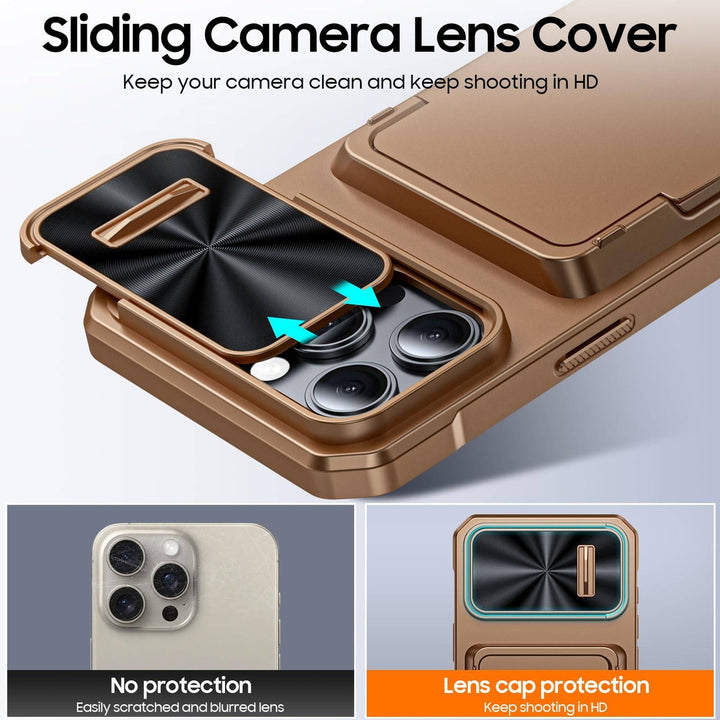 Titanium Shield Wallet for iPhone 16 - DOKUTRONIX