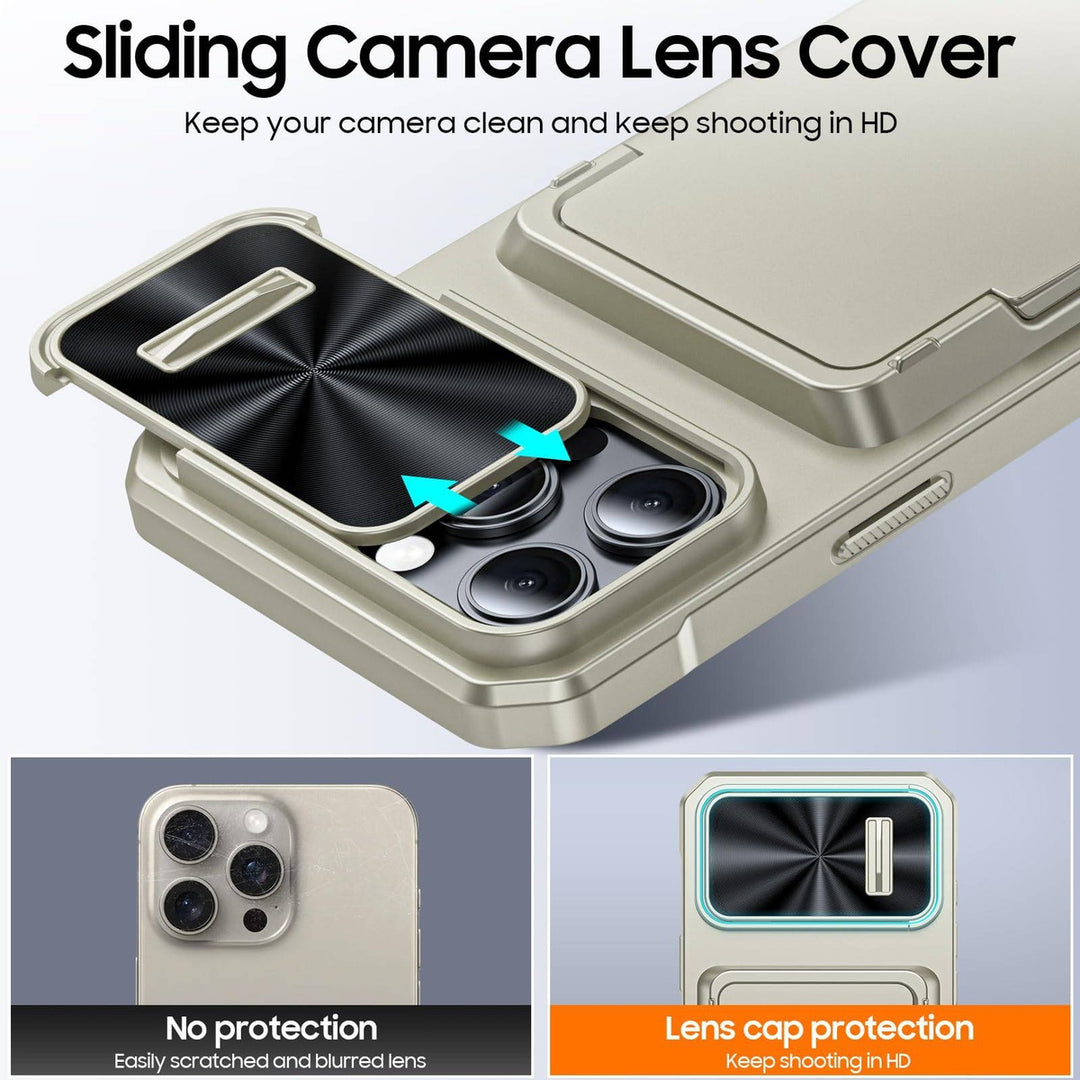 Titanium Shield Wallet for iPhone 16 - DOKUTRONIX