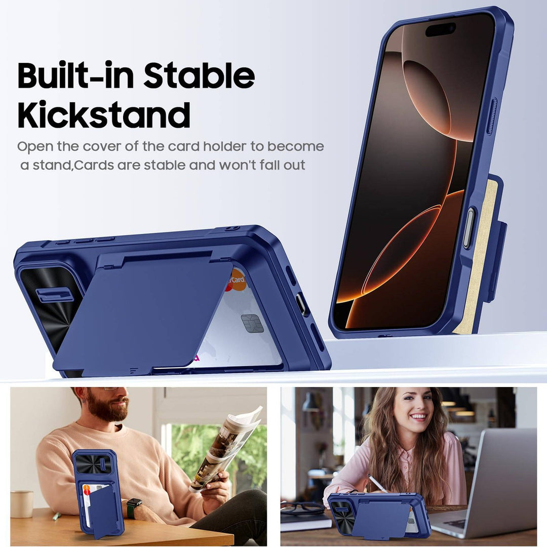 Titanium Shield Wallet for iPhone 16 - DOKUTRONIX