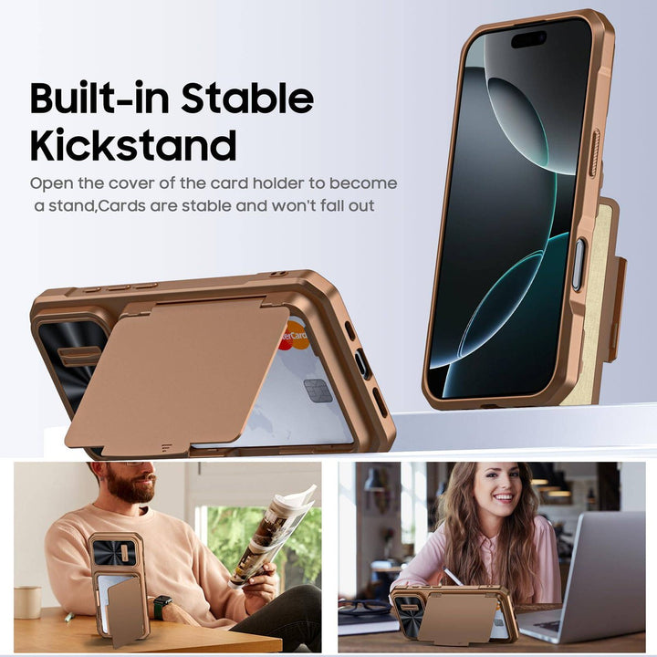 Titanium Shield Wallet for iPhone 16 - DOKUTRONIX