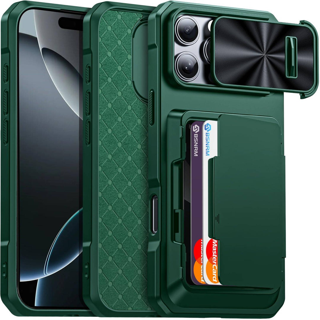 Titanium Shield Wallet for iPhone 16 - DOKUTRONIX