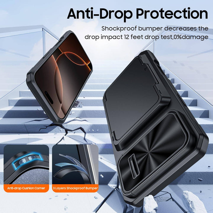 Titanium Shield Wallet for iPhone 16 - DOKUTRONIX