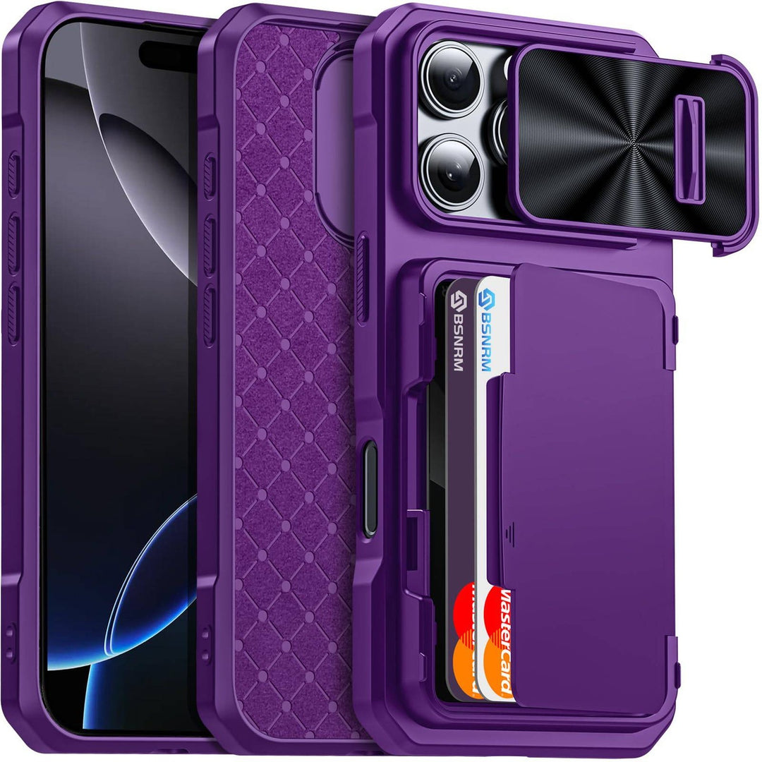 Titanium Shield Wallet for iPhone 16 - DOKUTRONIX