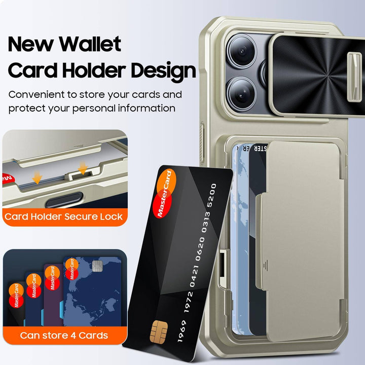 Titanium Shield Wallet for iPhone 16 - DOKUTRONIX