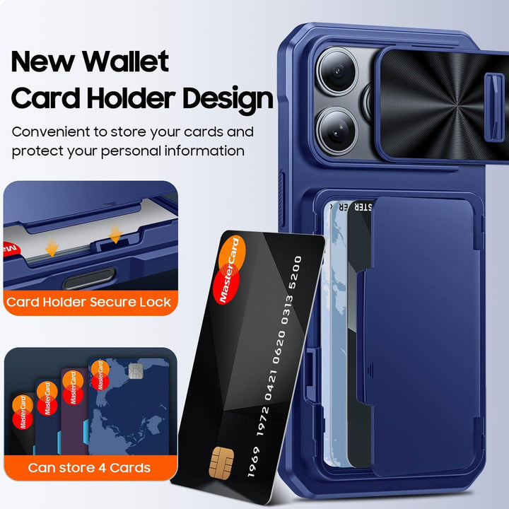 Titanium Shield Wallet for iPhone 16 - DOKUTRONIX