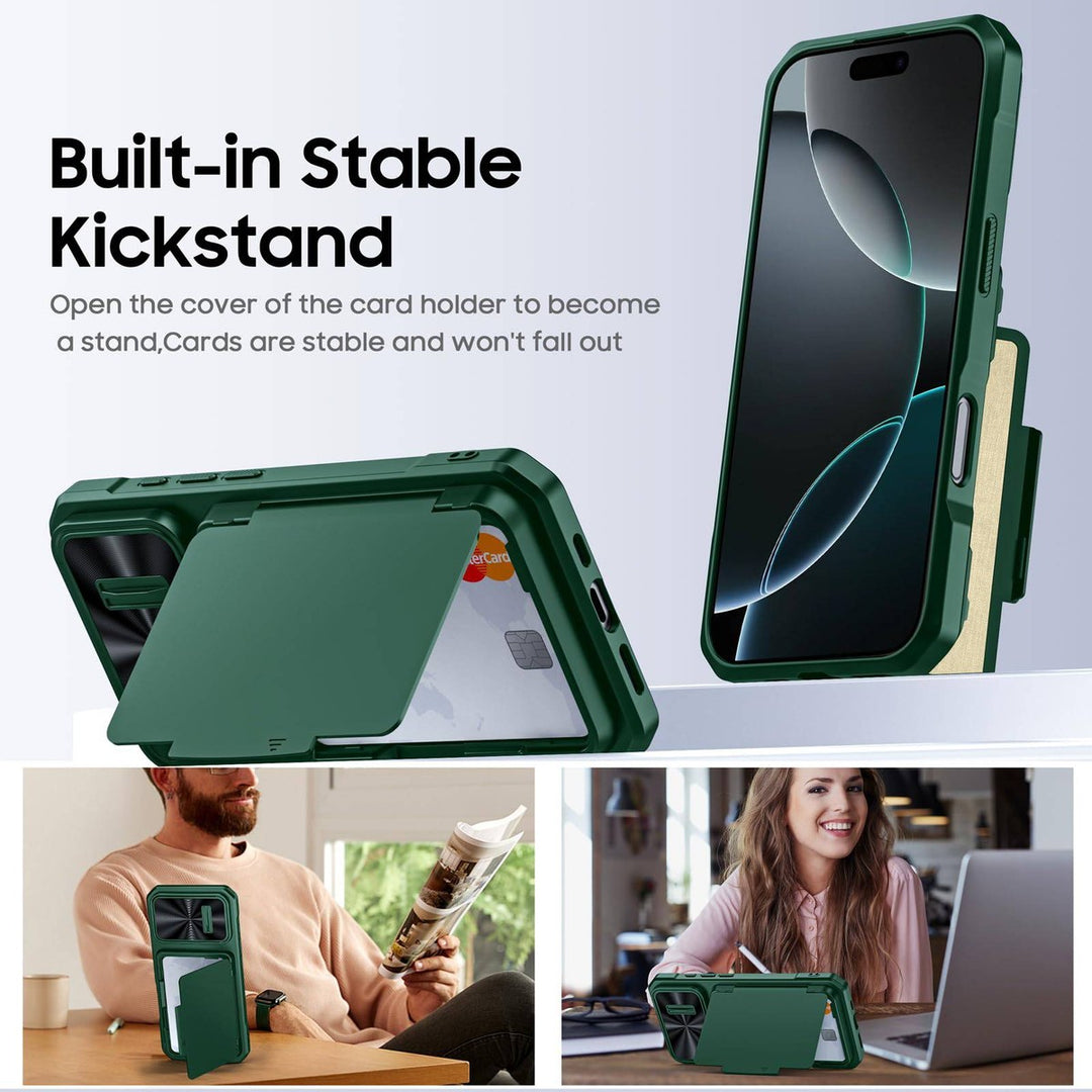 Titanium Shield Wallet for iPhone 16 - DOKUTRONIX