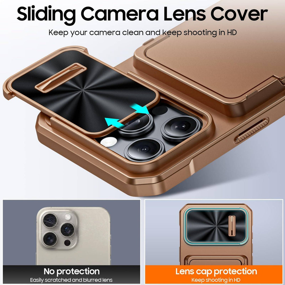 Titanium Shield Wallet for iPhone 16 - DOKUTRONIX