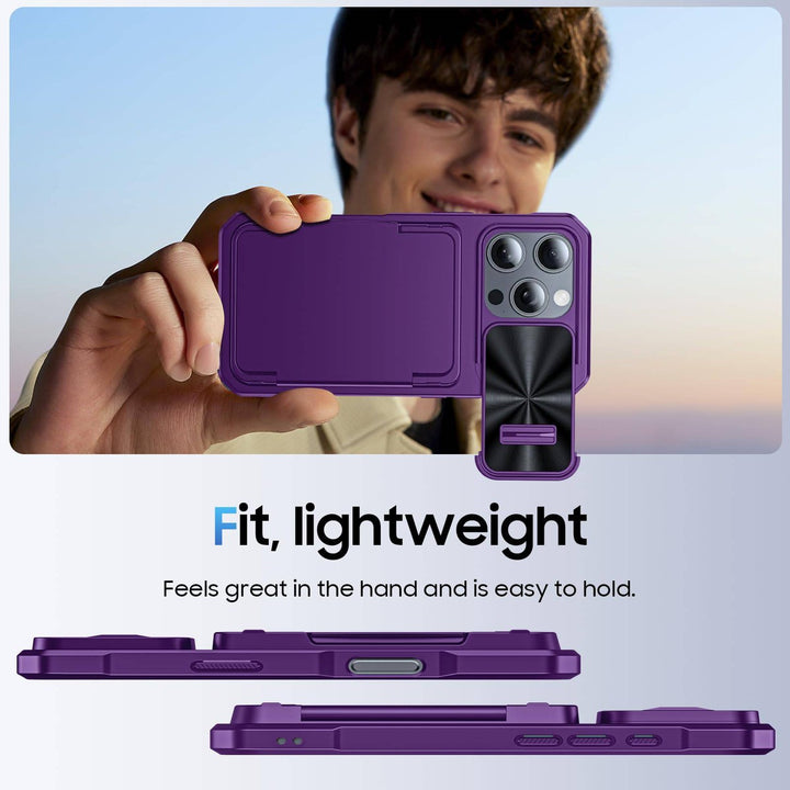 Titanium Shield Wallet for iPhone 16 - DOKUTRONIX