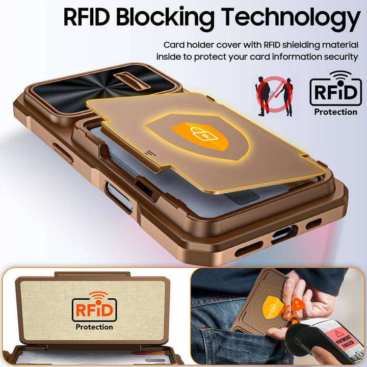 Titanium Shield Wallet for iPhone 16 - DOKUTRONIX