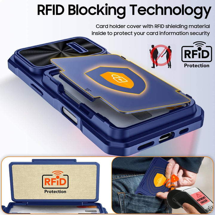 Titanium Shield Wallet for iPhone 16 - DOKUTRONIX