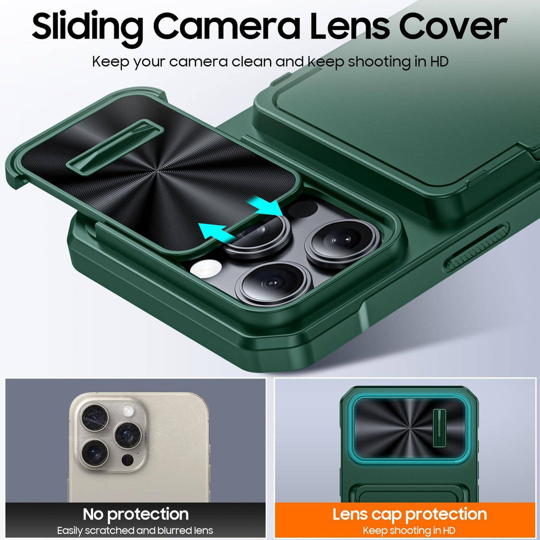 Titanium Shield Wallet for iPhone 16 - DOKUTRONIX