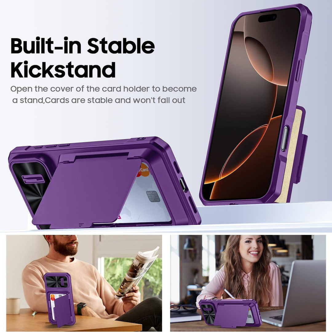 Titanium Shield Wallet for iPhone 16 - DOKUTRONIX