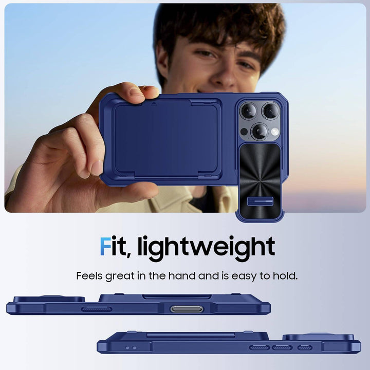 Titanium Shield Wallet for iPhone 16 - DOKUTRONIX