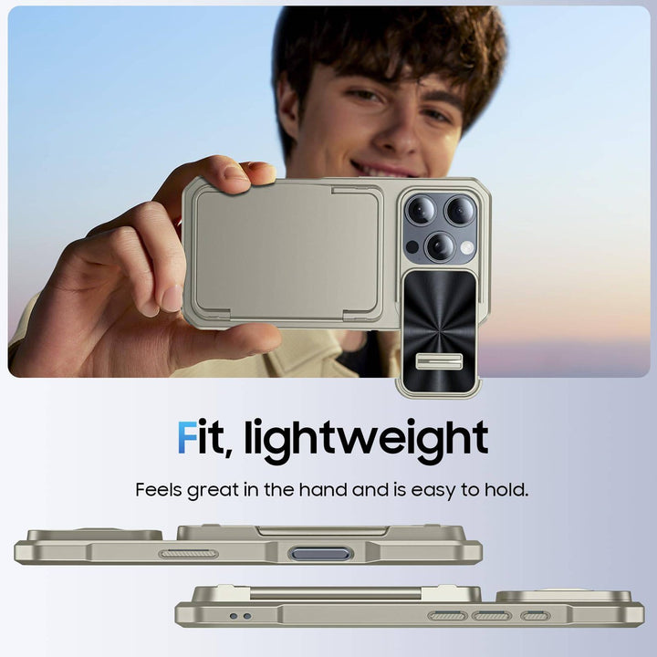 Titanium Shield Wallet for iPhone 16 - DOKUTRONIX