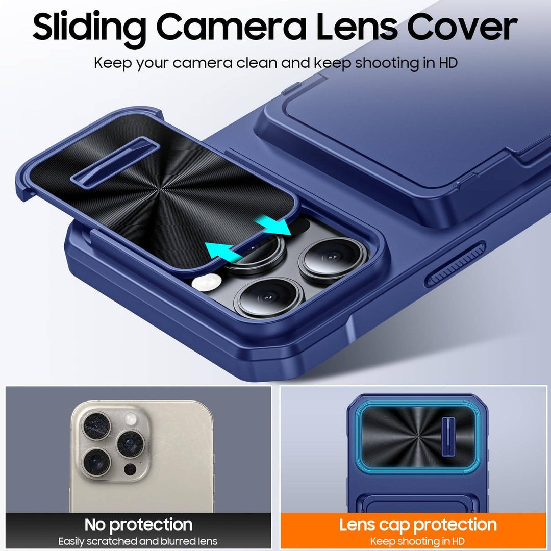 Titanium Shield Wallet for iPhone 16 - DOKUTRONIX