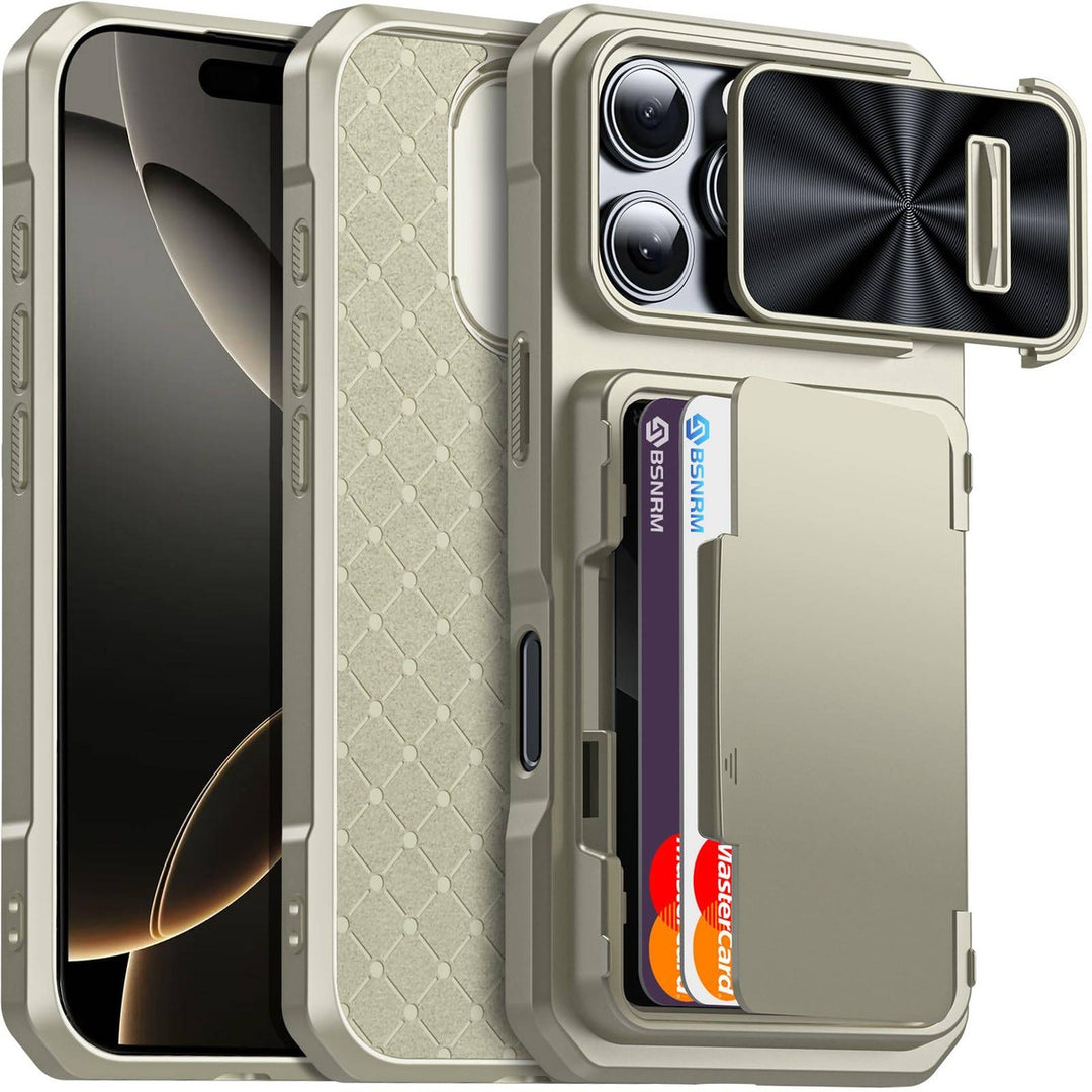 Titanium Shield Wallet for iPhone 16 - DOKUTRONIX