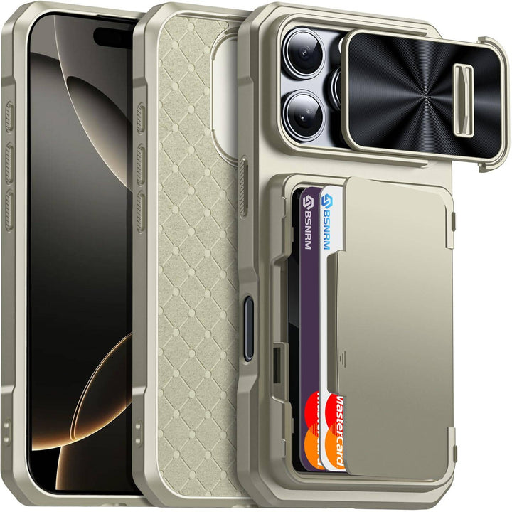 Titanium Shield Wallet for iPhone 16 - DOKUTRONIX