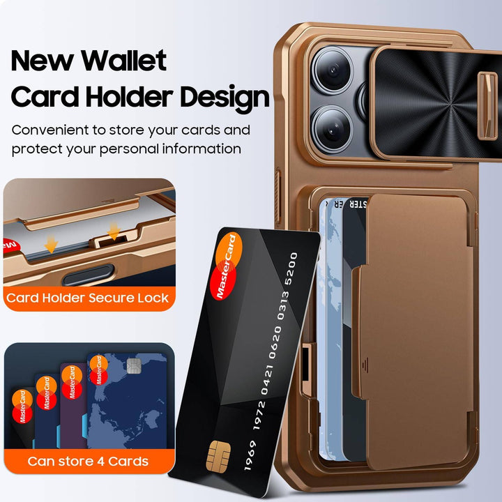 Titanium Shield Wallet for iPhone 16 - DOKUTRONIX